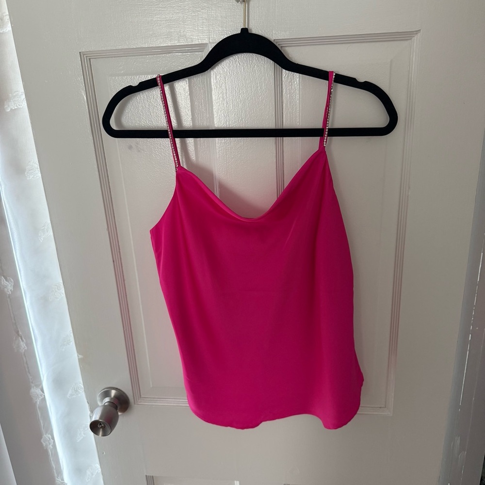 Rachel Zoe: Pink Crystal Top